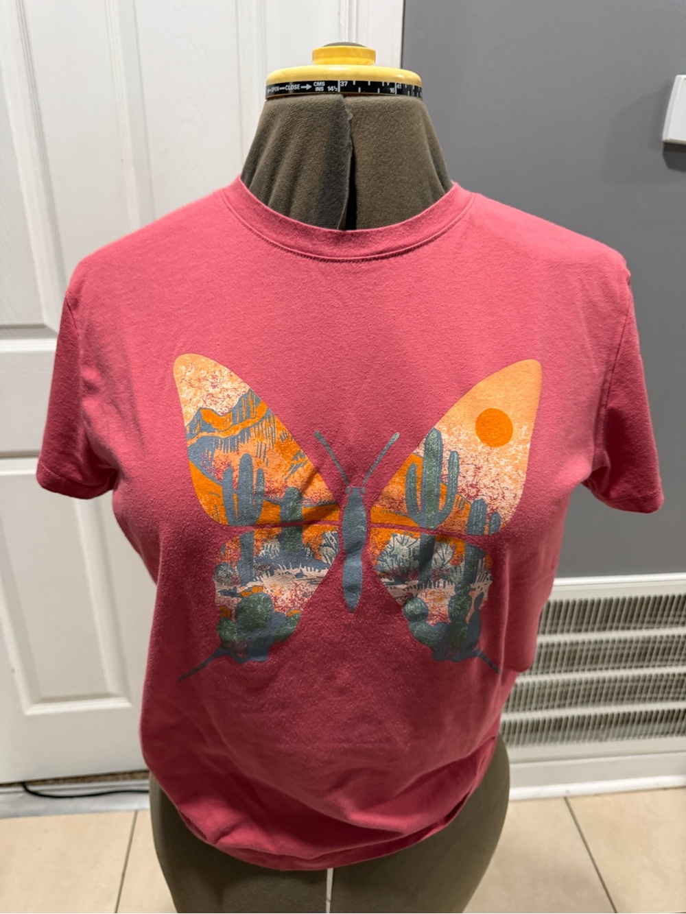 Fifth Sun Coral Pink Graphic Tee